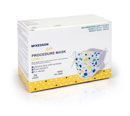 McKesson Child Size Procedure Mask - 75 ct