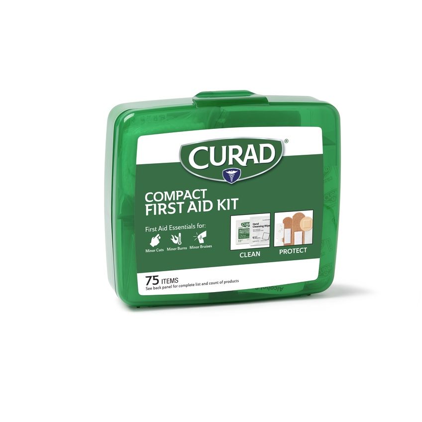 Curad Compact First Aid Kit - 75 pieces