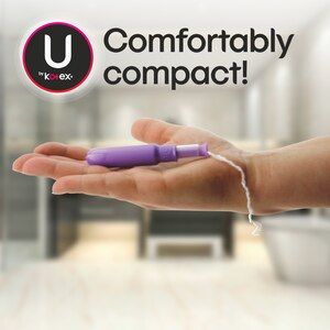 U by Kotex Click Compact Unscented Tampons, Regular Absorbency - 16 ct
