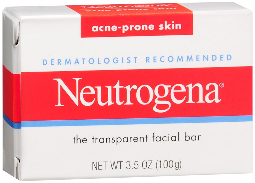 Neutrogena Transparent Facial Bar, Acne-Prone Skin Formula - 3.5 oz