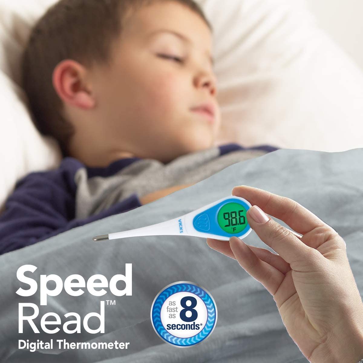 Vicks SpeedRead Digital Thermometer V912 with Fever InSight Technology