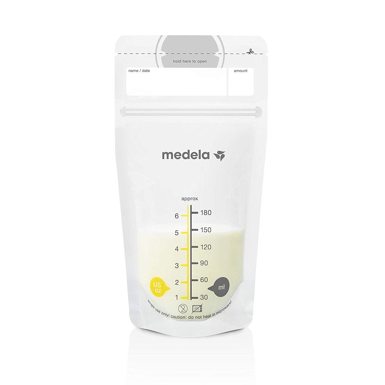 Medela Breast Milk Storage Bags 6 oz/180 ml - 100 ct