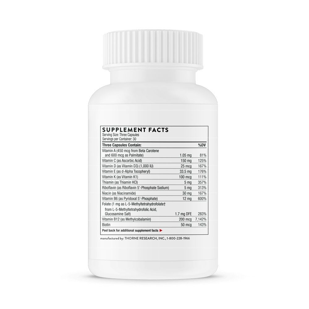 Thorne Basic Prenatal Vitamin - 90 ct