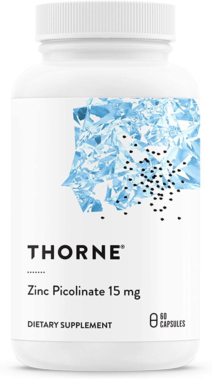 Thorne Zinc Picolinate 15 mg - 60 ct