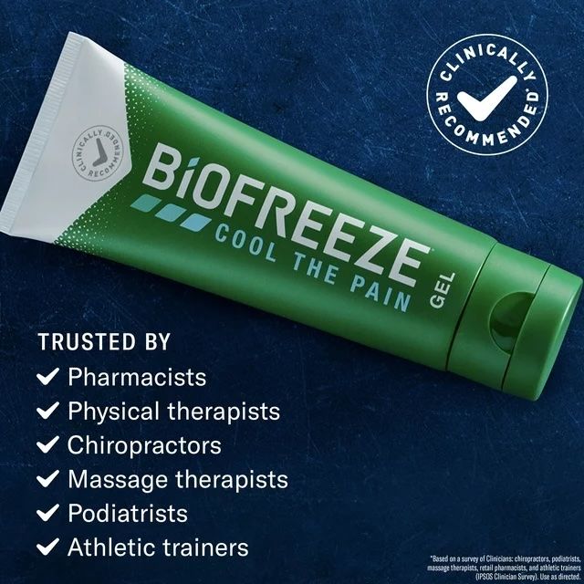 Biofreeze Classic Topical Pain Relief Colorless Gel - 3 fl oz
