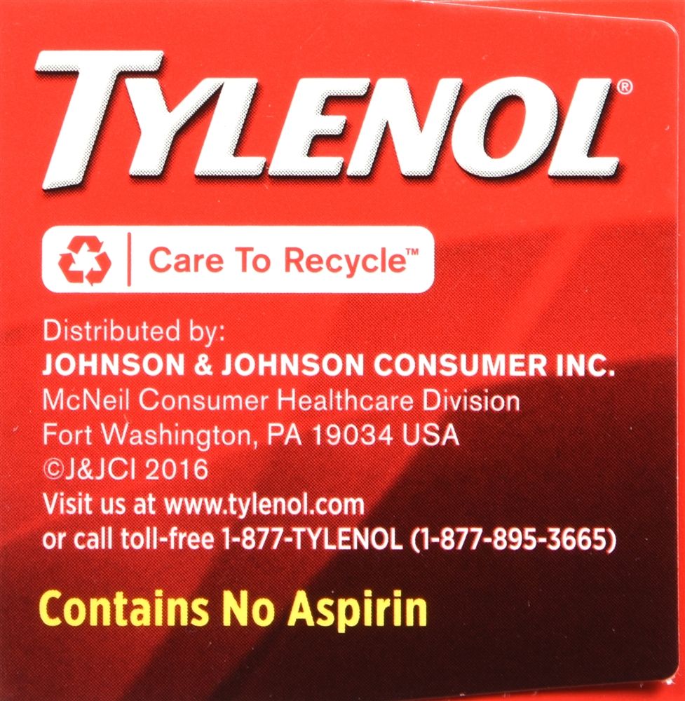Tylenol Extra Strength Acetaminophen Caplets, 500 mg - 100 ct