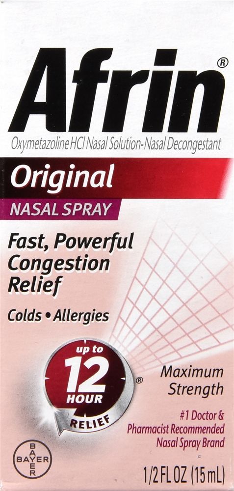 Afrin Original Maximum Strength Nasal Spray - 0.5 fl oz