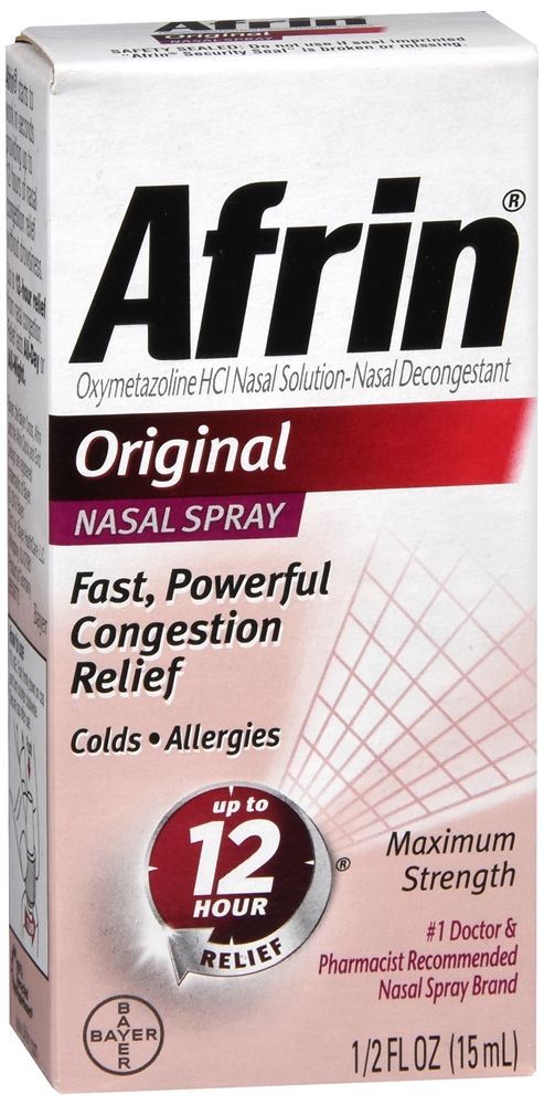 Afrin Original Maximum Strength Nasal Spray - 0.5 fl oz