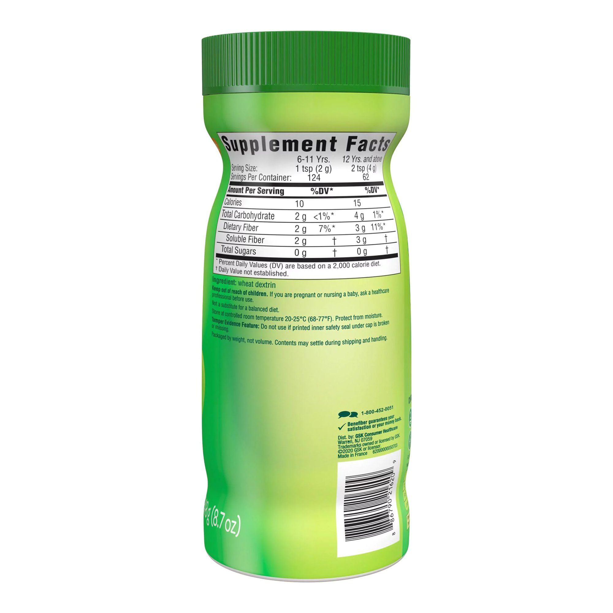 Benefiber Daily Prebiotic Fiber Powder - 8.7 oz