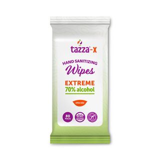 Tazza Extreme Hand Sanitizing Wipe - 80 ct
