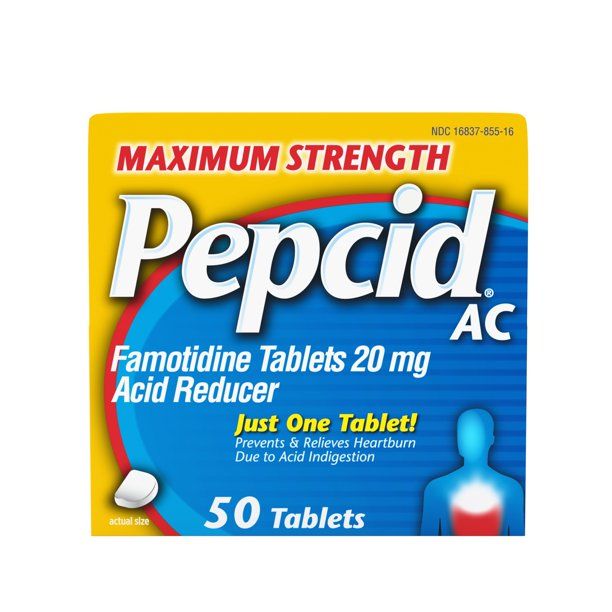Pepcid AC Acid Reducer Maximum Strength Tablets - 50 ct