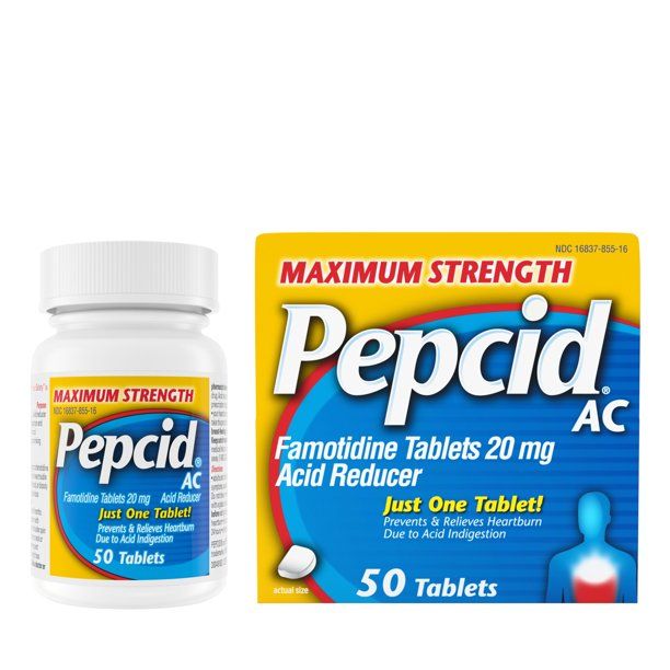 Pepcid AC Acid Reducer Maximum Strength Tablets - 50 ct