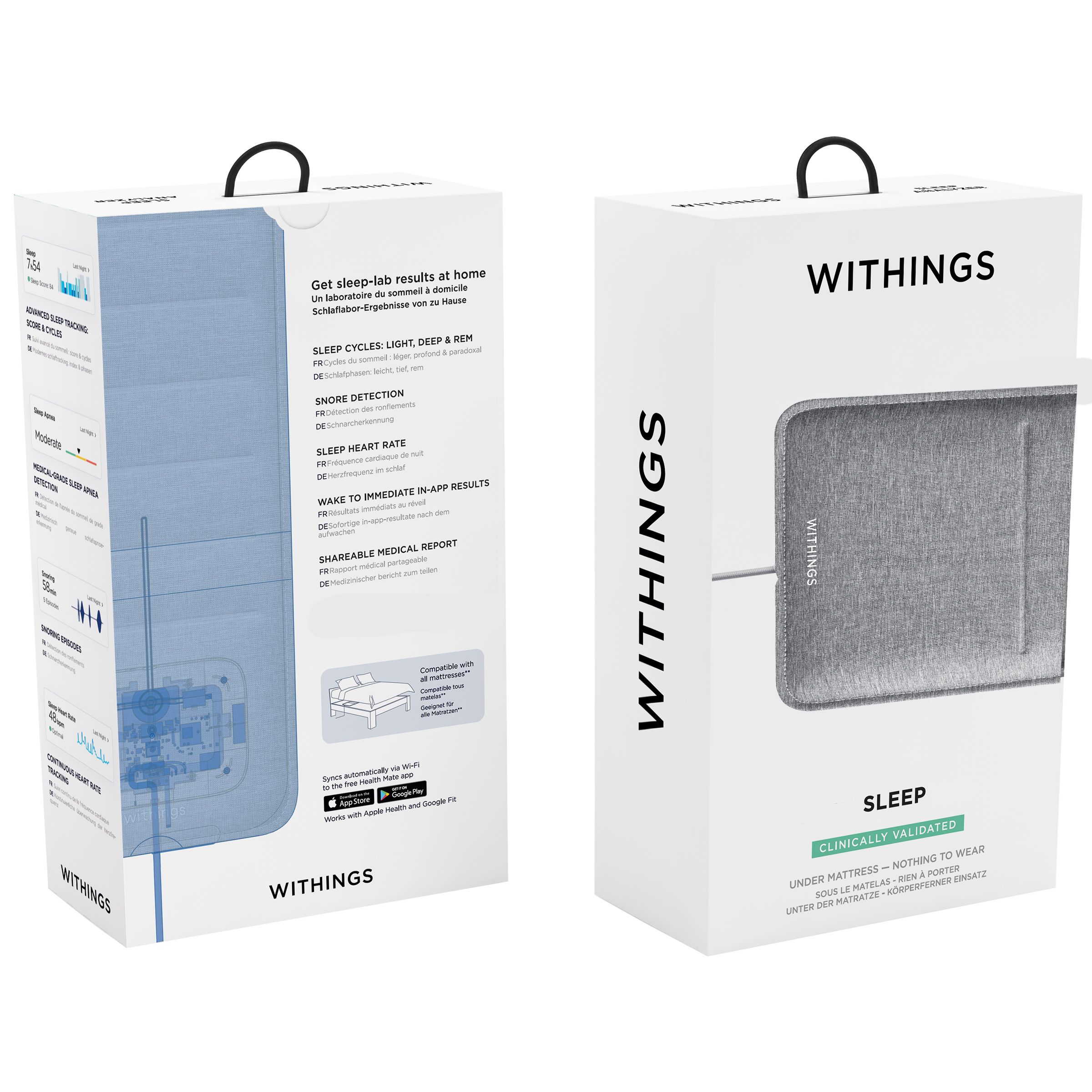 Withings Sleep - Sleep Cycle Tracking Pad | Optum Store