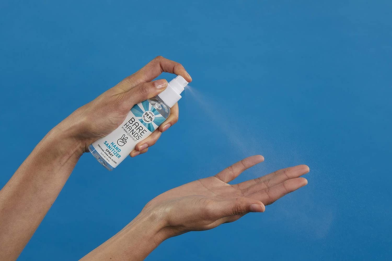 Bare Republic Bare Hands Hand Sanitizer Spray, Vanilla Coco - 3.4 oz