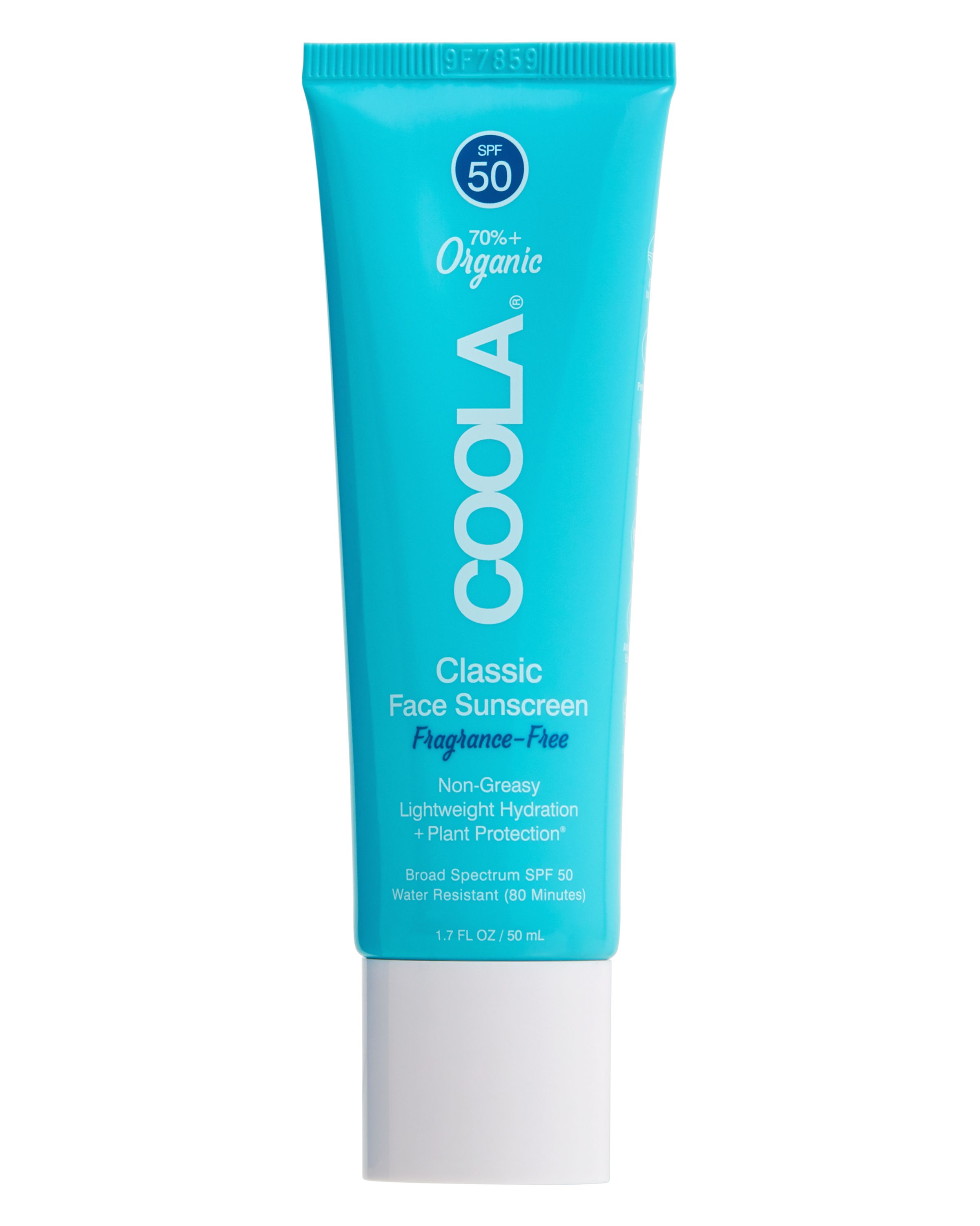 COOLA Classic Face Organic Sunscreen Lotion, Fragrance-Free, SPF 50 - 1.7 fl oz
