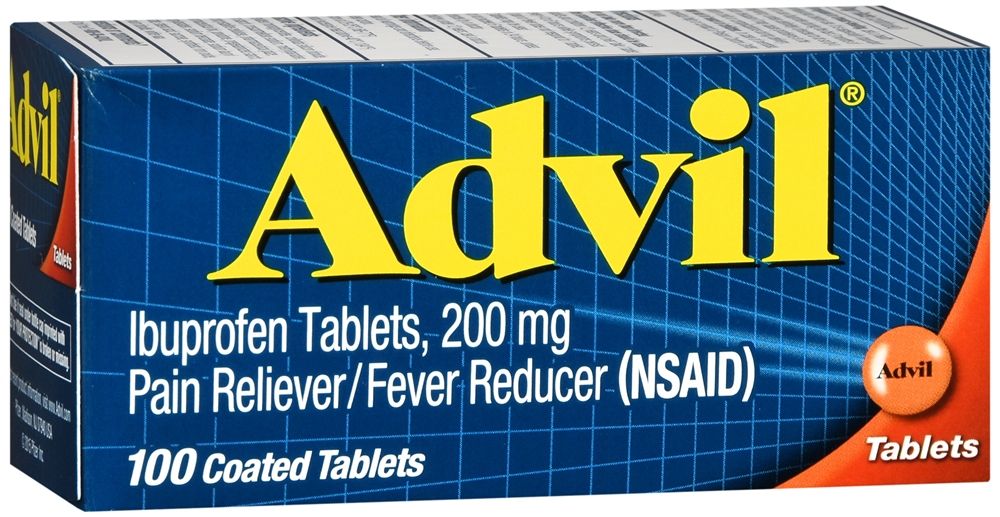 Advil Ibuprofen Coated Tablets, 200 mg - 100 ct