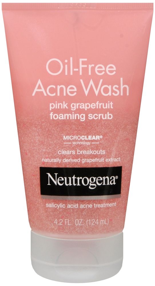 Neutrogena Oil-Free Acne Wash Pink Grapefruit Foaming Scrub - 4.2 fl oz