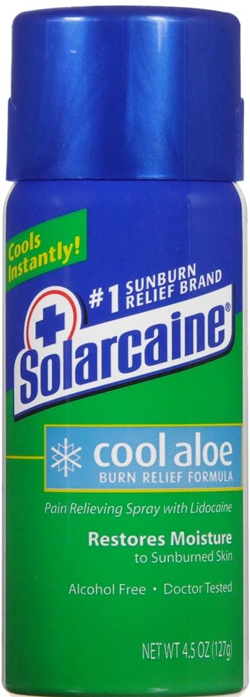 DISCSolarcaine Cool Aloe Burn Relief Formula Spray - 4.5 oz