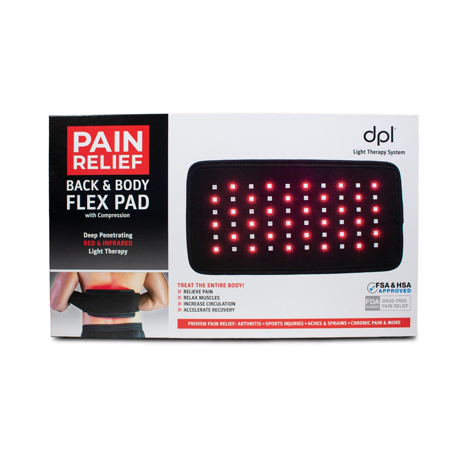 dpl Flex Pad LED Light Therapy Muscle Pain Relief Optum Store