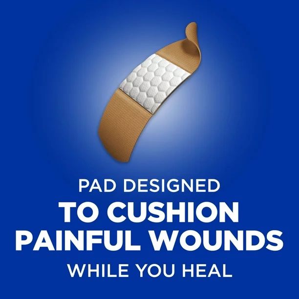 Band-Aid Brand Flexible Fabric Adhesive Bandages, All One Size - 100 ct