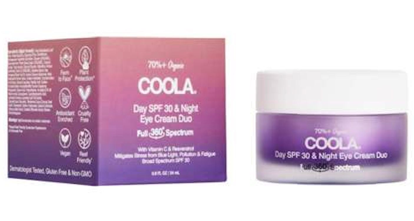 COOLA Full Spectrum 360° Day & Night Organic Eye Cream Duo, SPF 30 - 0.8 fl oz