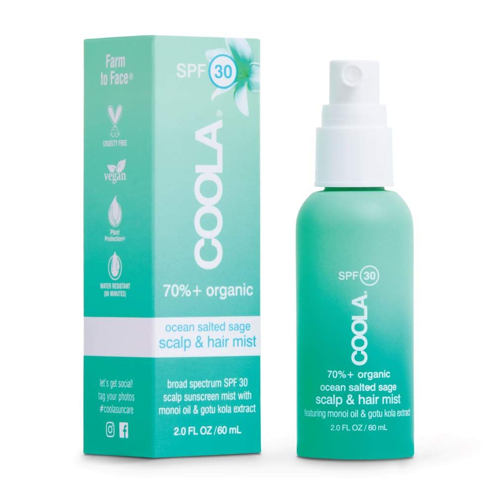 COOLA Classic Scalp & Hair Mist Organic Sunscreen, SPF 30 - 2 fl oz