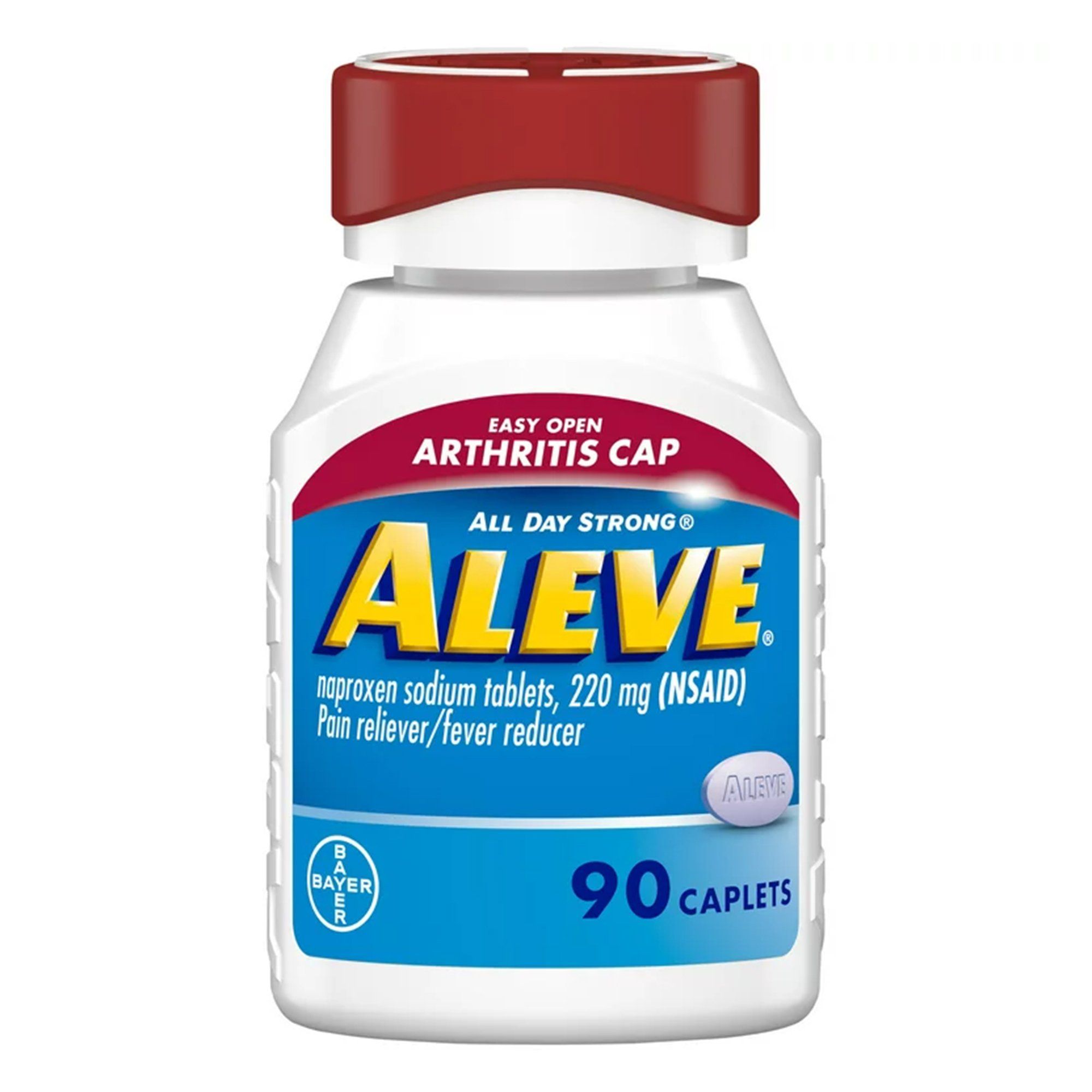 Aleve Arthritis Cap Naproxen Sodium Pain Reliever Caplets, 220 mg - 90 ct