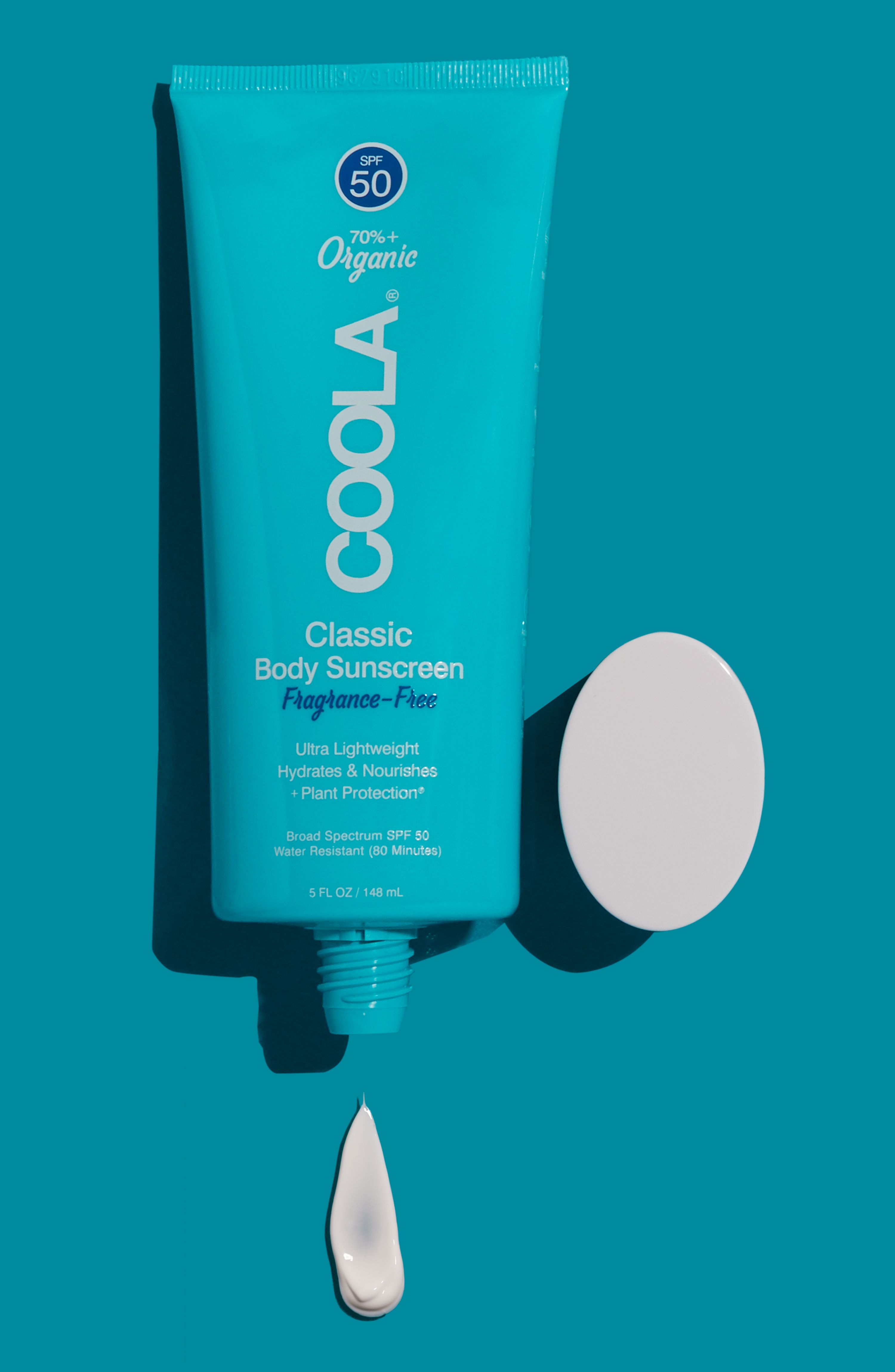 COOLA Classic Body Organic Sunscreen Lotion, Fragrance Free, SPF 50 - 5 fl oz