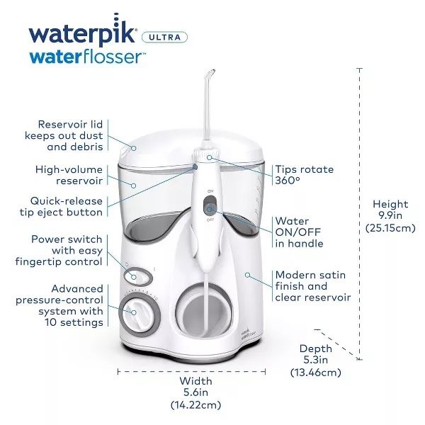 Waterpik Ultra Water Flosser - White