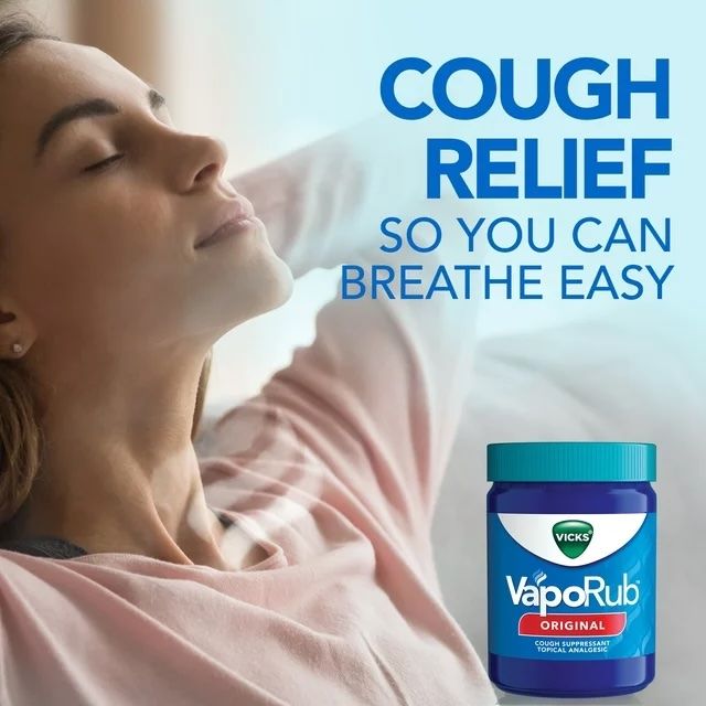 Vicks VapoRub Cough Suppressant & Topical Analgesic Ointment - 1.76 oz