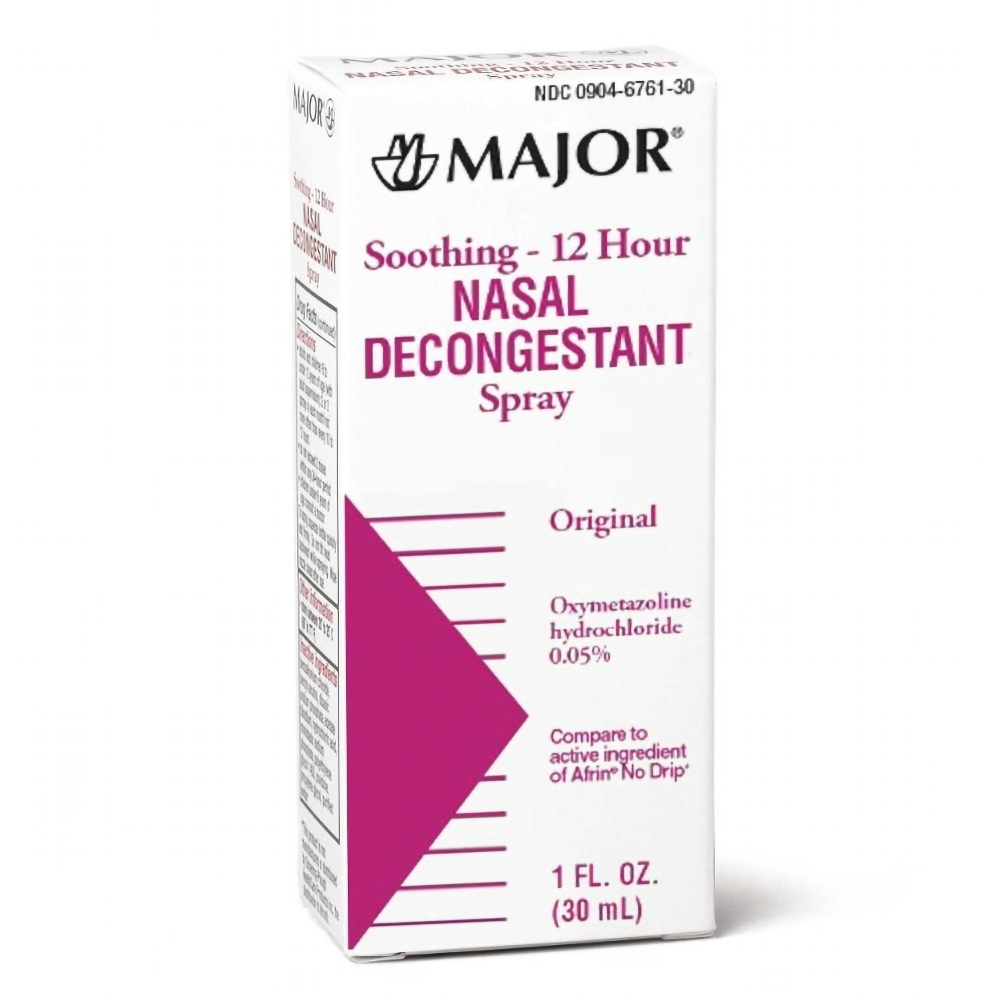 Major Nasal Decongestant Soothing 12-Hour Spray - 1 fl oz