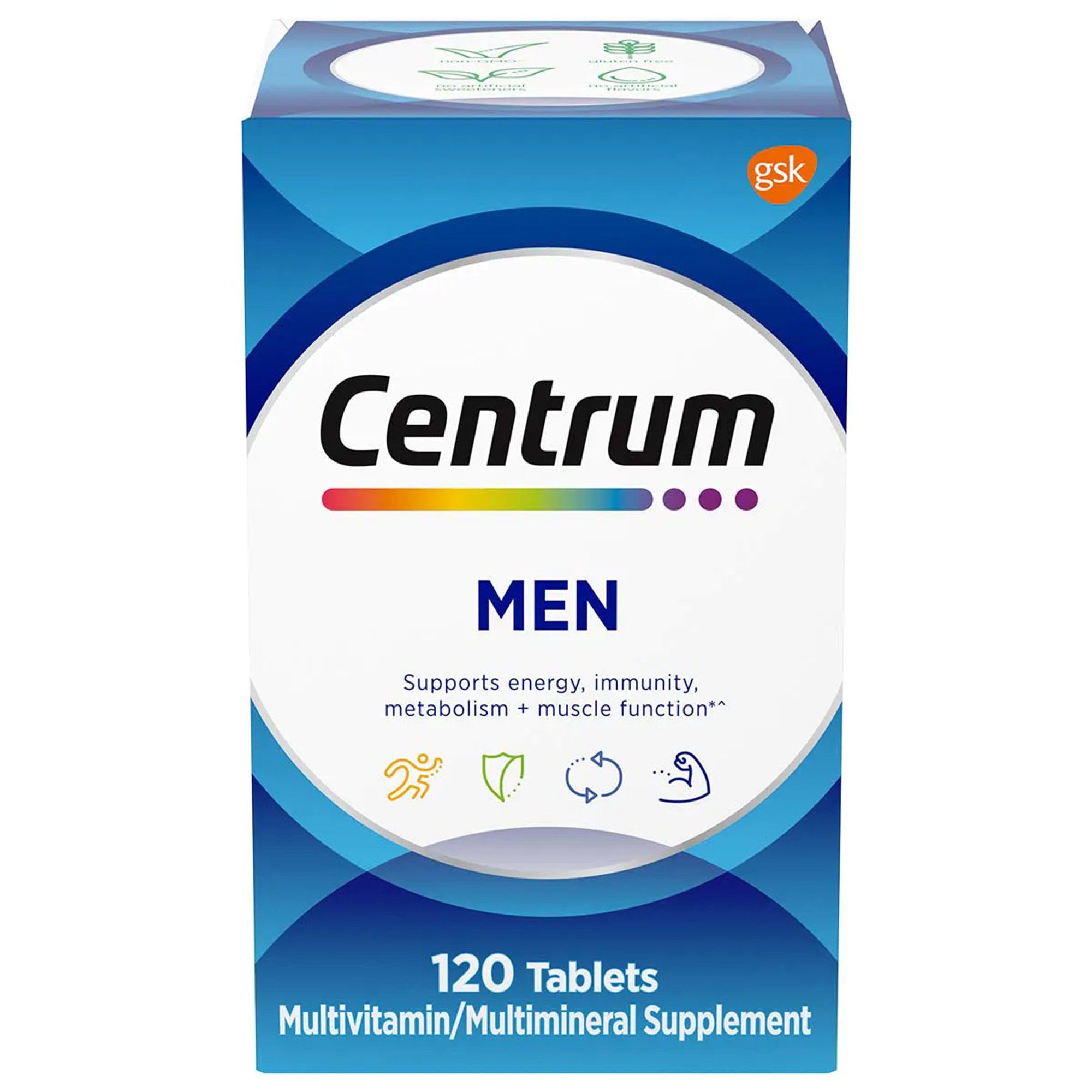 Centrum Mens Multivitamin/Multimineral Supplement Tablets - 120 ct