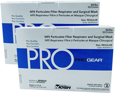 N95 Particulate Respirator Masks, Adult Small Size - 50 ct