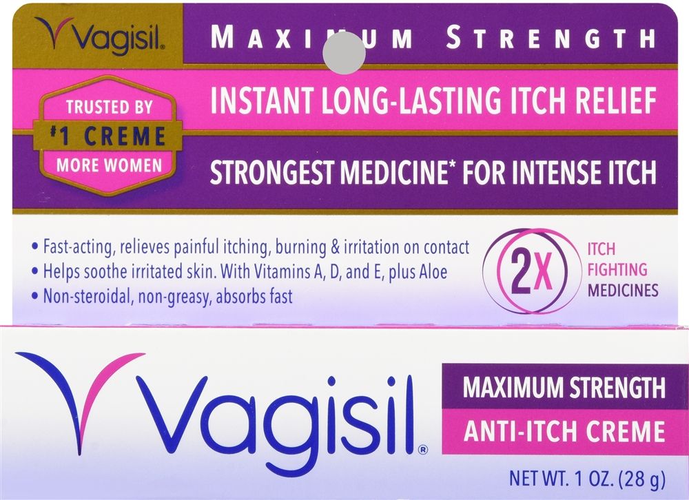 Vagisil Anti-Itch Creme, Maximum Strength - 1 oz