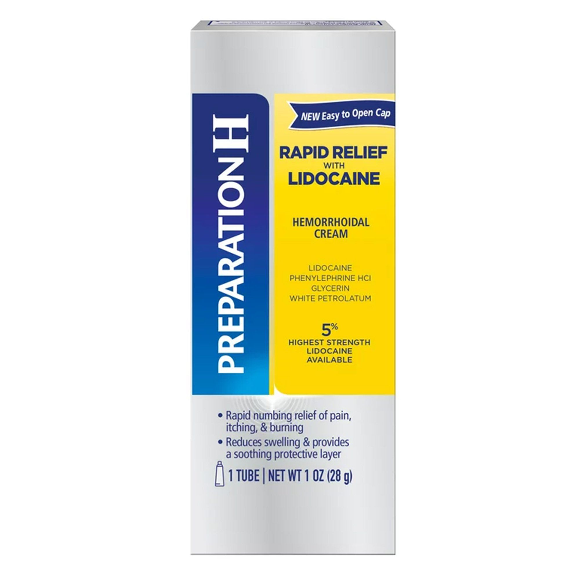 Preparation H Rapid Relief Hemorrhoid Cream with Lidocaine - 1 oz