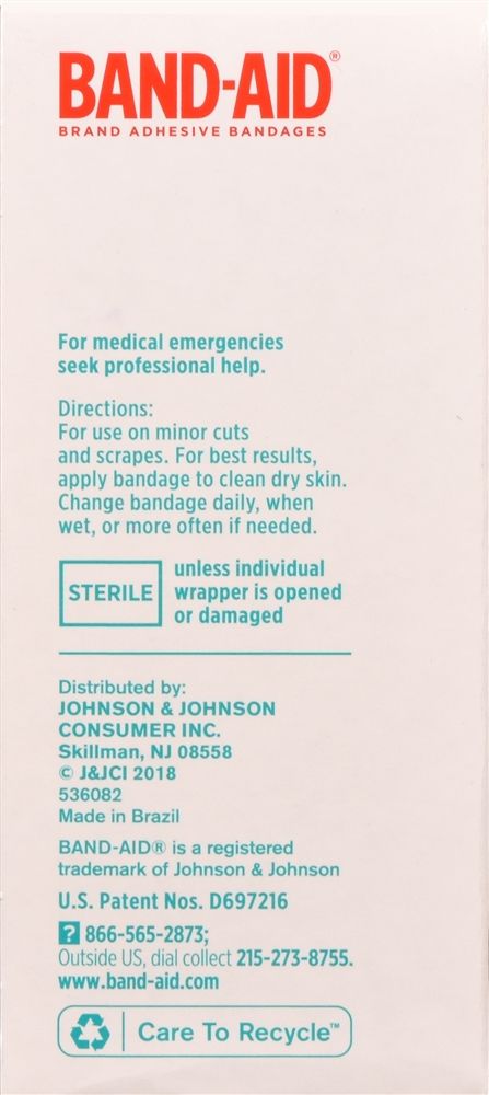 Band-Aid Skin-Flex Adhesive Bandages, Assorted Sizes - 60 ct