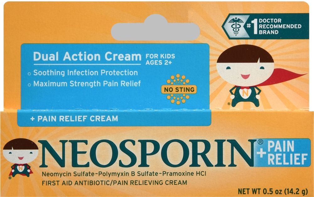 Neosporin + Pain Relief Cream For Kids - 0.5 oz