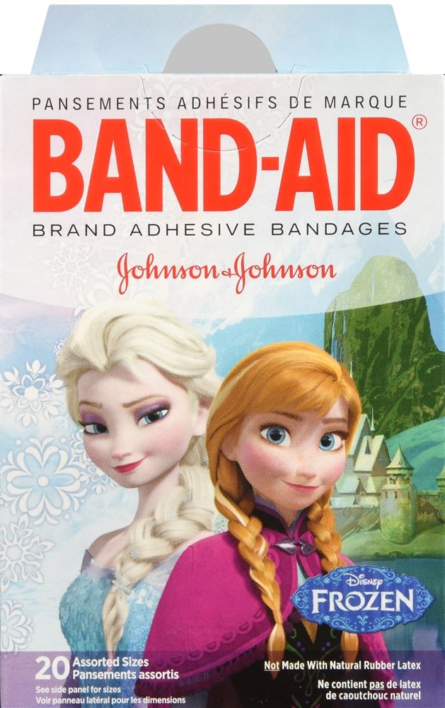 DISCBand-Aid Disney Frozen Adhesive Bandages, Assorted Sizes - 20 ct