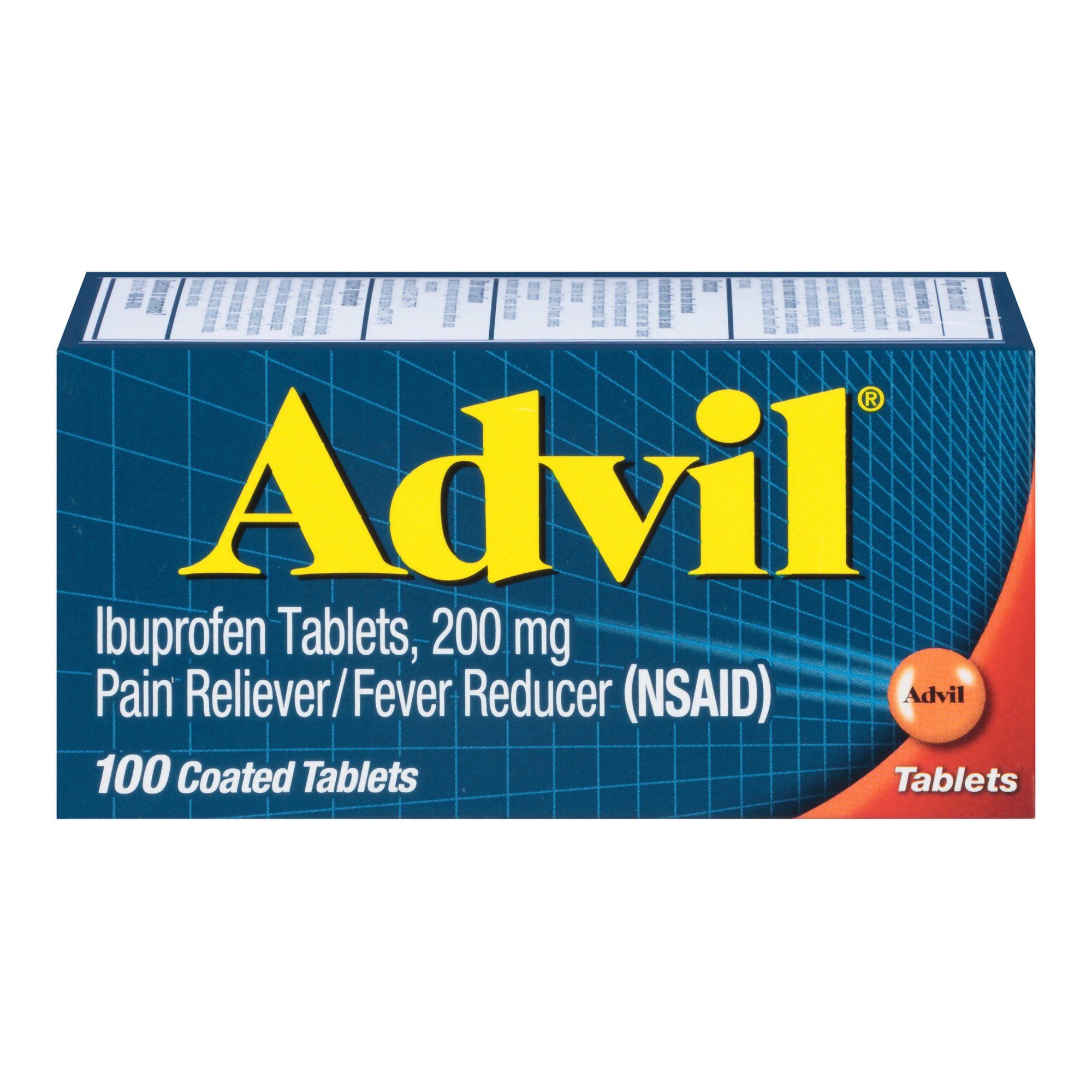 Advil Pain Relief Tablet, 200 mg -  100 ct