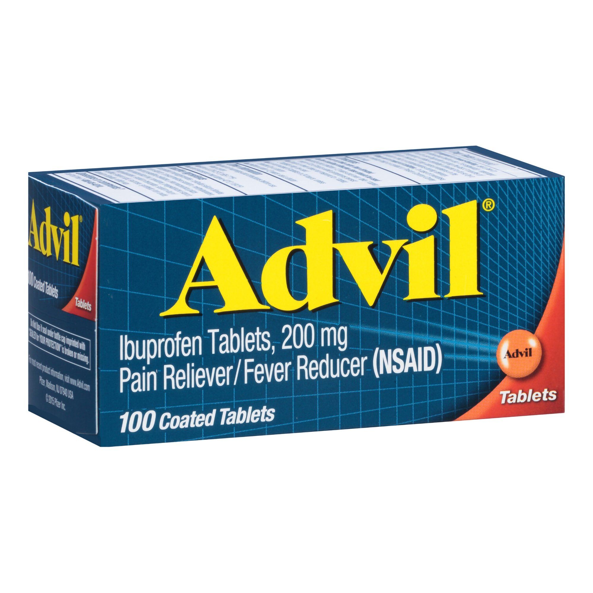 Advil Pain Relief Tablet, 200 mg -  100 ct