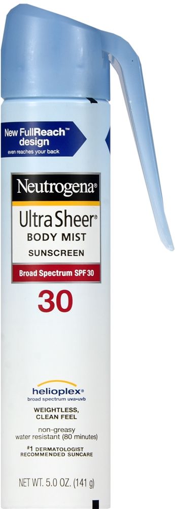 DISCNeutrogena Ultra Sheer Body Mist Sunscreen, SPF 30 - 5 oz
