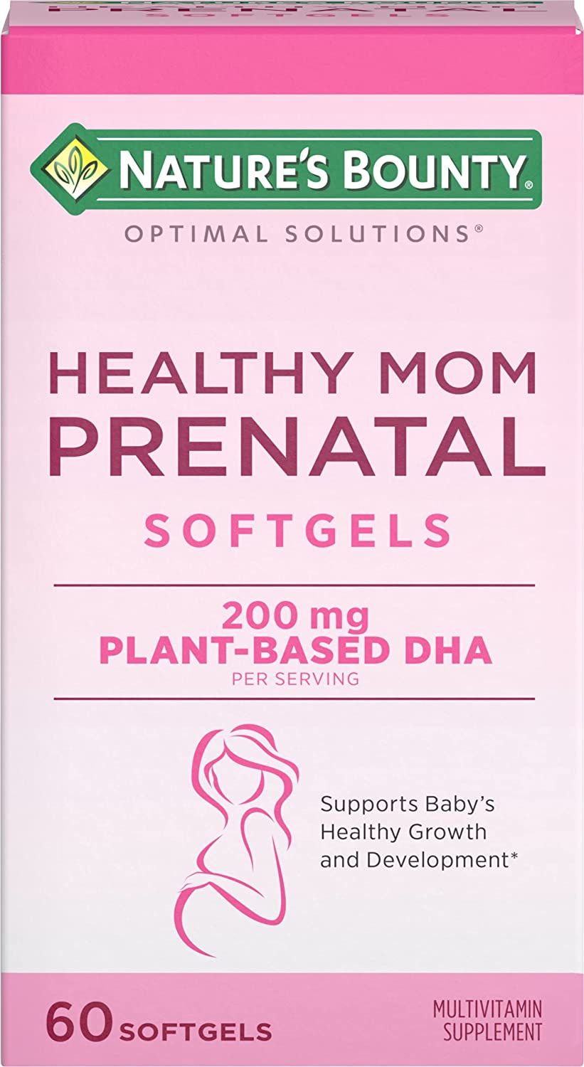 Nature's Bounty Optimal Solutions Healthy Mom Prenatal Multi Softgels - 60 ct