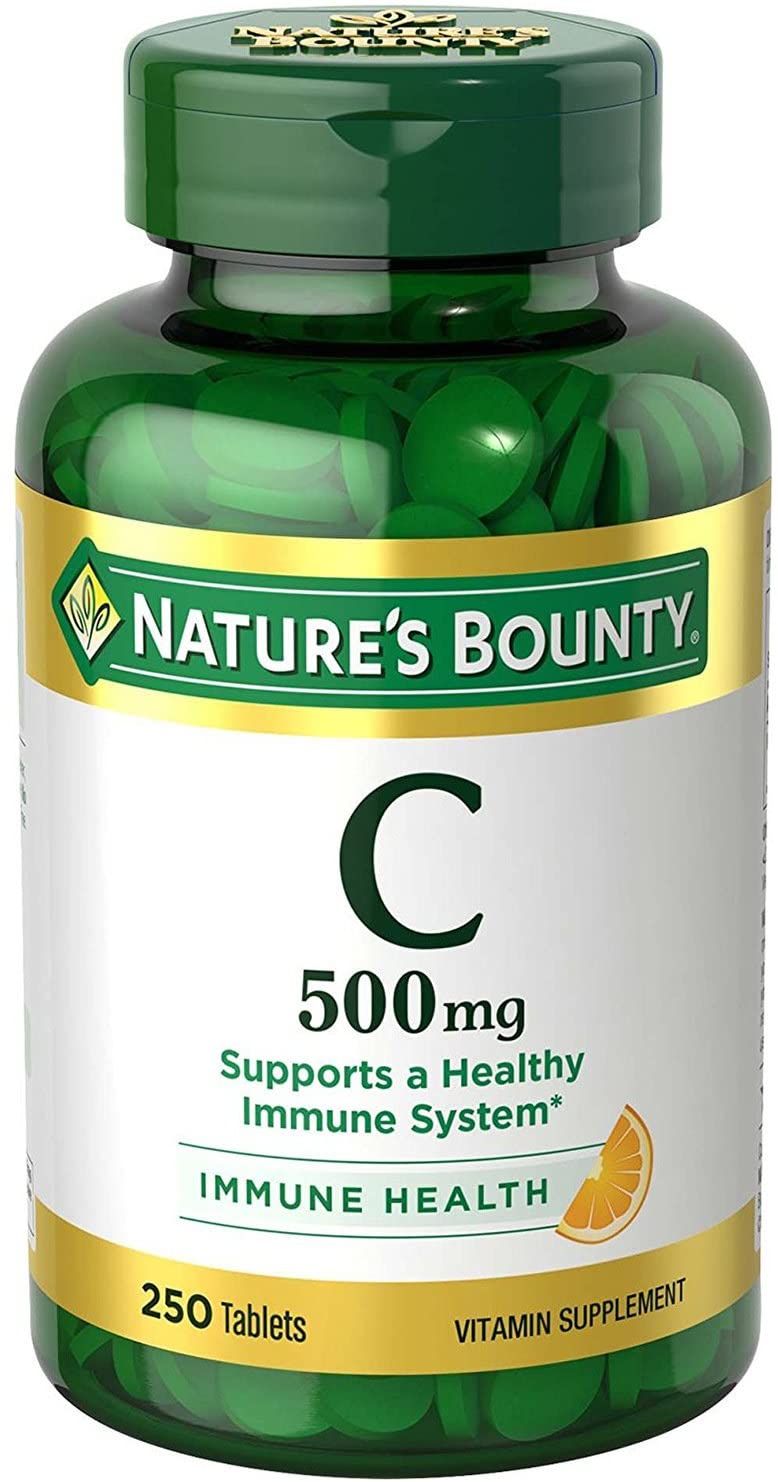 Nature's Bounty Vitamin C 500 mg Tablets - 250 ct