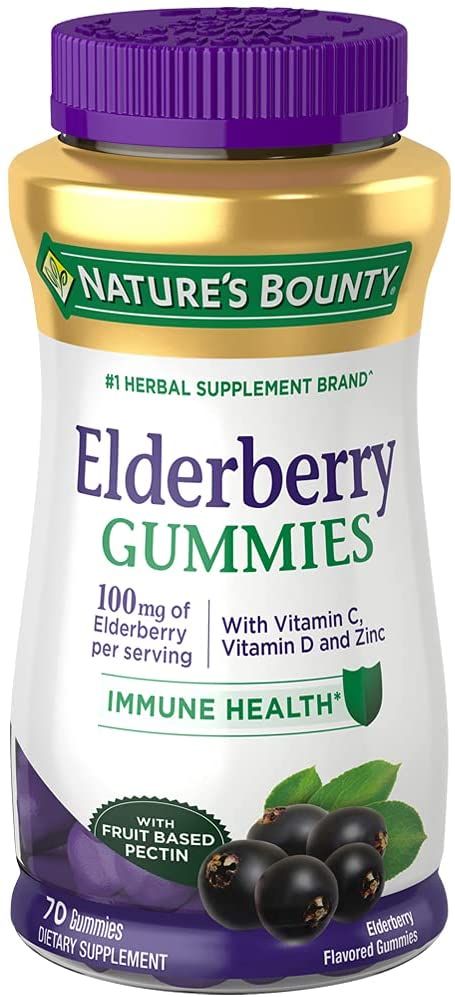 Nature's Bounty Elderberry Gummies - 70 ct