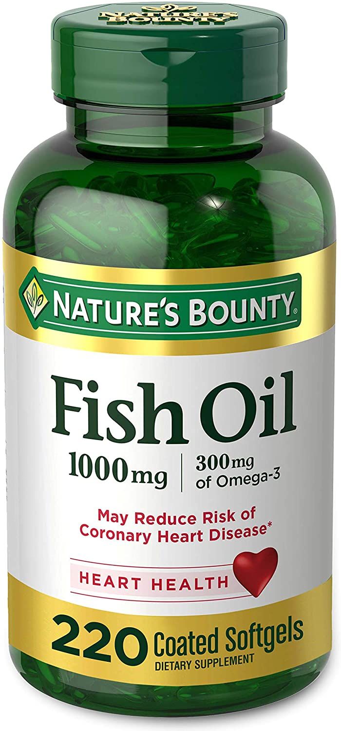 Nature's Bounty Fish Oil 1000 mg Softgels - 220 ct