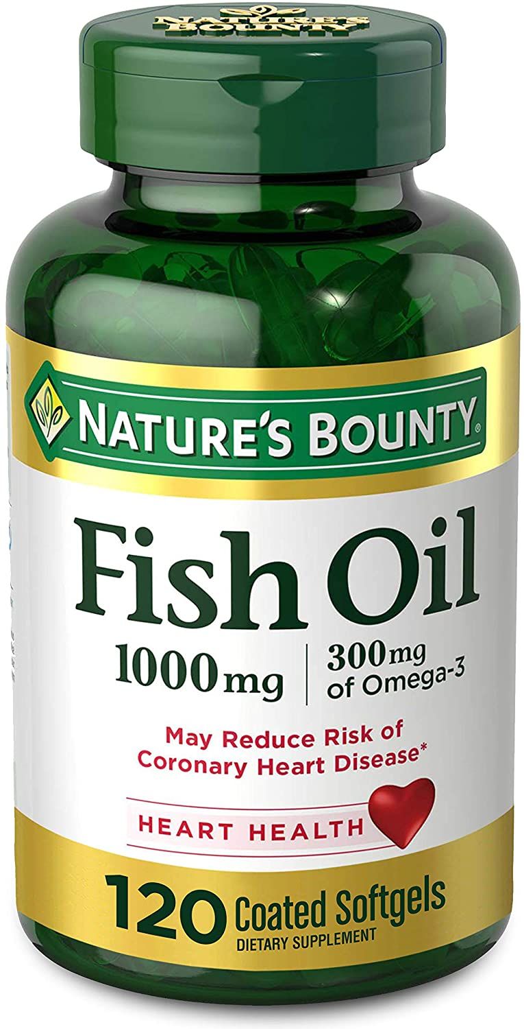 Nature's Bounty Fish Oil 1000 mg Softgels - 120 ct