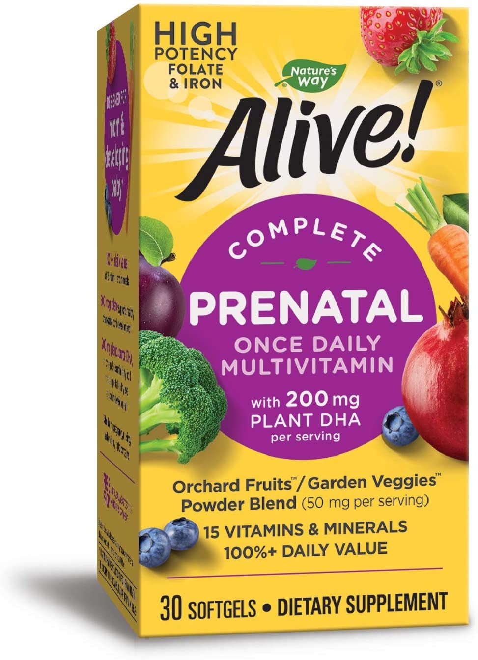 Nature's Way Alive! Premium Prenatal Multivitamin Softgels - 30 ct
