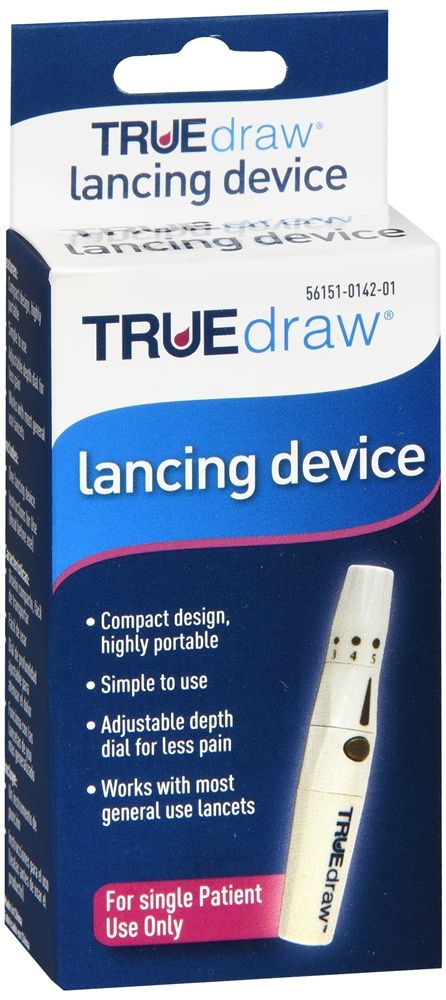 TRUEdraw Lancing Device