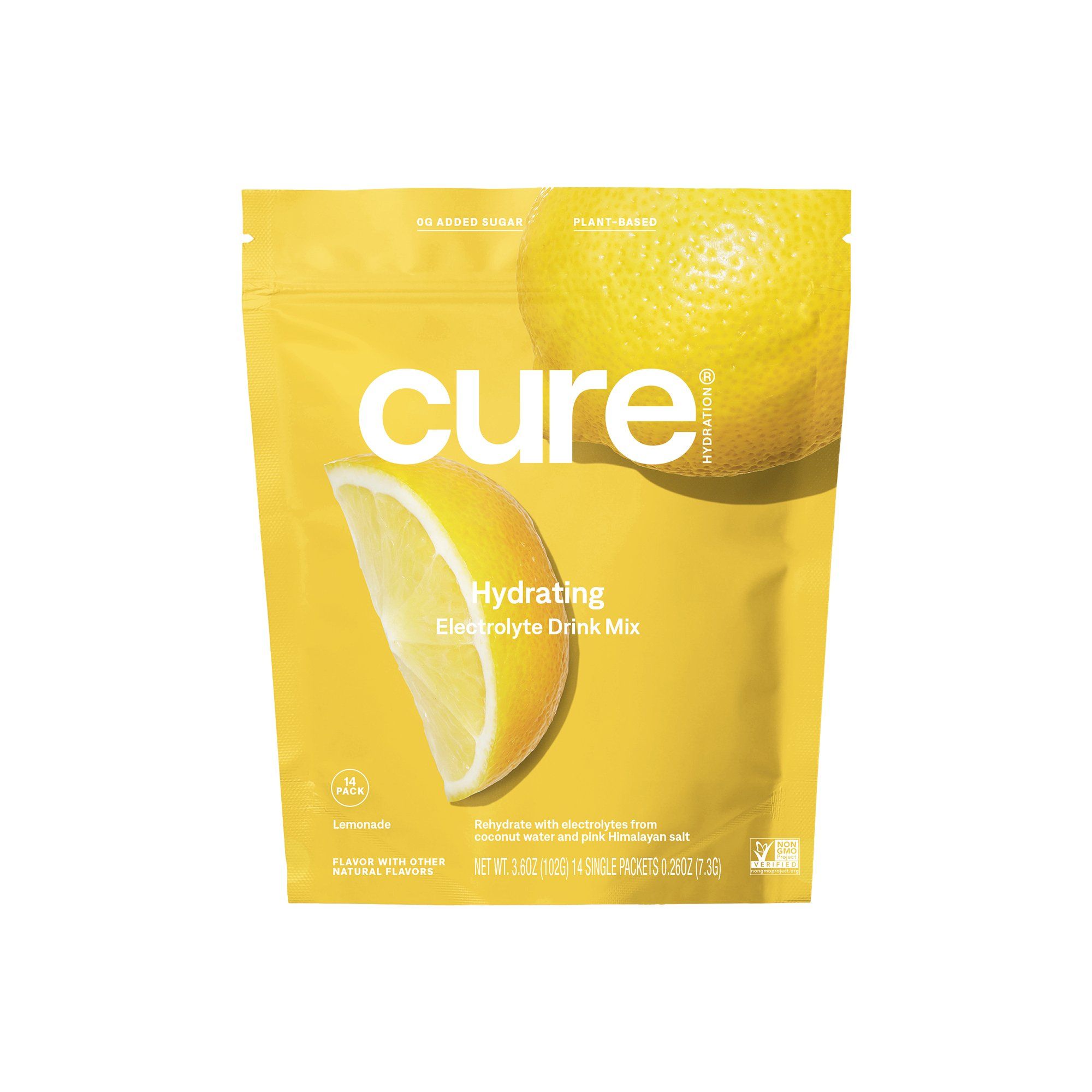 Cure Hydrating Electrolyte Mix, Lemonade - 14 Packets
