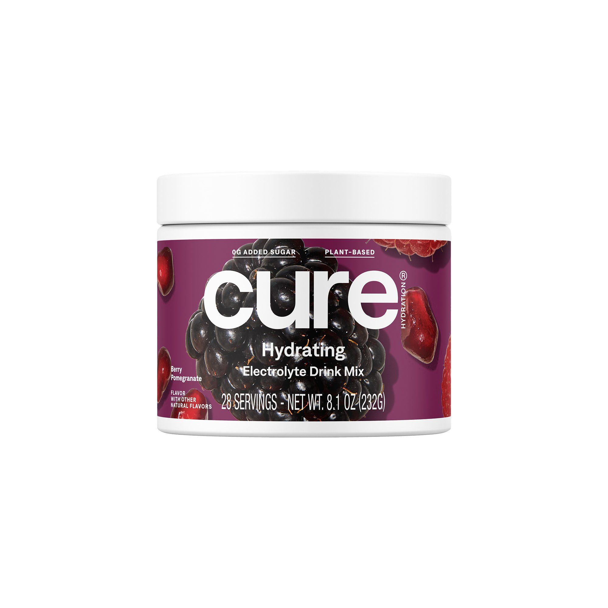 Cure Hydrating Electrolyte Mix,  Berry Pomegranate - 28 Servings
